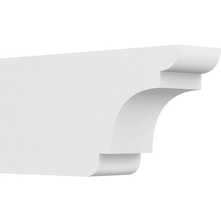 Ekena Millwork Standard New Brighton Architectural Grade PVC Rafter Tail, 4"W X 8"H X 16"L RFTP04X08X16NEB